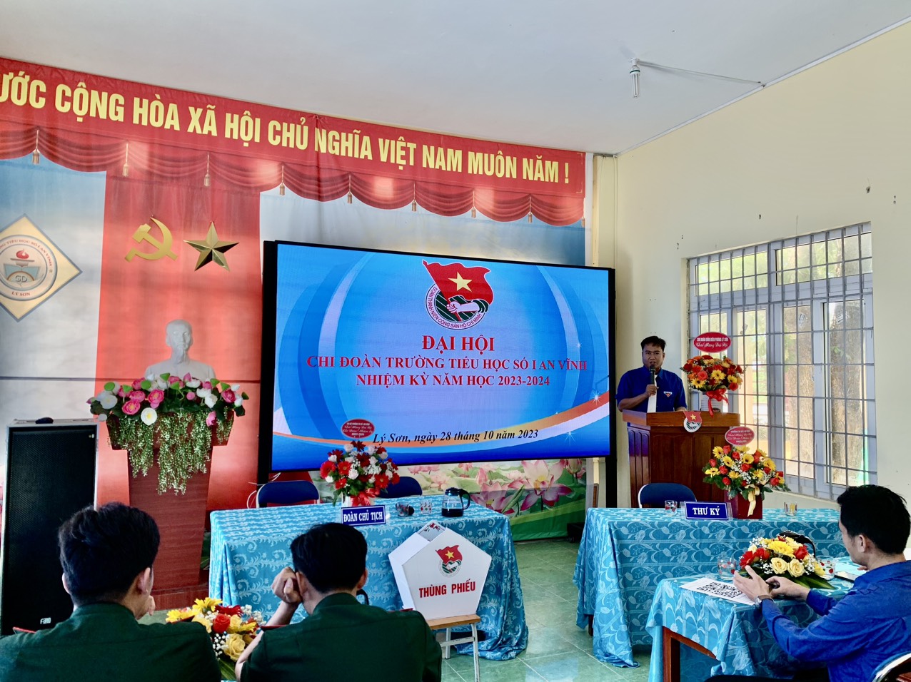 ĐẠI HỘI CHI ĐOÀN TRƯỜNG TIỂU HỌC SỐ I AN VĨNH NHIỆM KỲ 2023-2024
