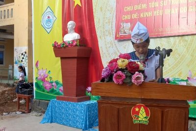 SINH HOẠT DƯỚI CỜ CHỦ ĐIỂM “TÔN SƯ TRỌNG ĐẠO”