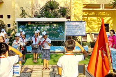 SINH HOẠT DƯỚI CỜ TUẦN 25: CHỦ ĐỀ “NGÀY HỘI TRUYỀN THỐNG QUÊ EM”