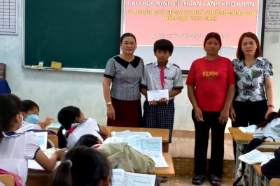 CHƯƠNG TRÌNH CẤP HỌC BỔNG CHO HỌC SINH CÓ HOÀN CẢNH KHÓ KHĂN TỪ NGUỒN QUỸ CB-GV-NV NHÀ TRƯỜNG ĐÓNG GÓP NĂM HỌC 2022-2023