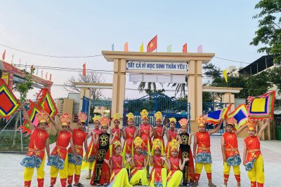 THAM GIA HỘI THI “TIẾNG HÁT MĂNG NON” DO HUYỆN ĐOÀN TỔ CHỨC NHẰM CHÀO MỪNG KỶ NIỆM 92 NĂM NGÀY THÀNH LẬP ĐOÀN TNCS HỒ CHÍ MINH (26/3/1931 – 26/3/2023) VÀ 60 NĂM PHONG TRÀO “NGHÌN VIỆC TỐT” (24/3/1963 – 24/3/2023)