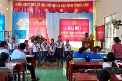 ĐẠI HỘI LIÊN ĐỘI TRƯỜNG TIỂU HỌC SỐ I AN VĨNH NĂM HỌC 2023-2024