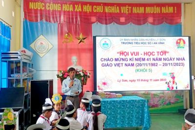 “HỘI VUI – HỌC TỐT” CHO HỌC SINH KHỐI 5 NHÂN KỶ NIỆM 41 NĂM NGÀY NHÀ GIÁO VIỆT NAM (20/11/1982 – 20/11/2023)